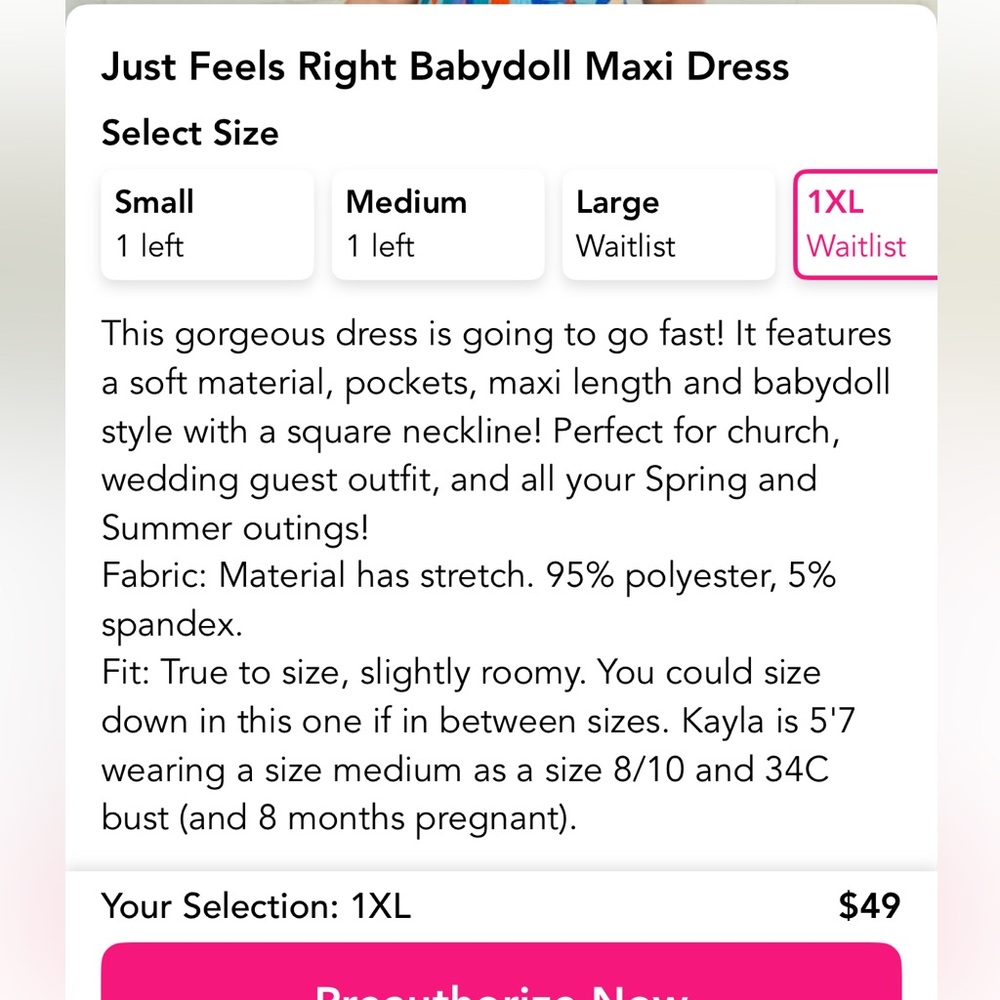 Haptics Brand Colorful Patterned Maxi Dress - Picture 3 of 7